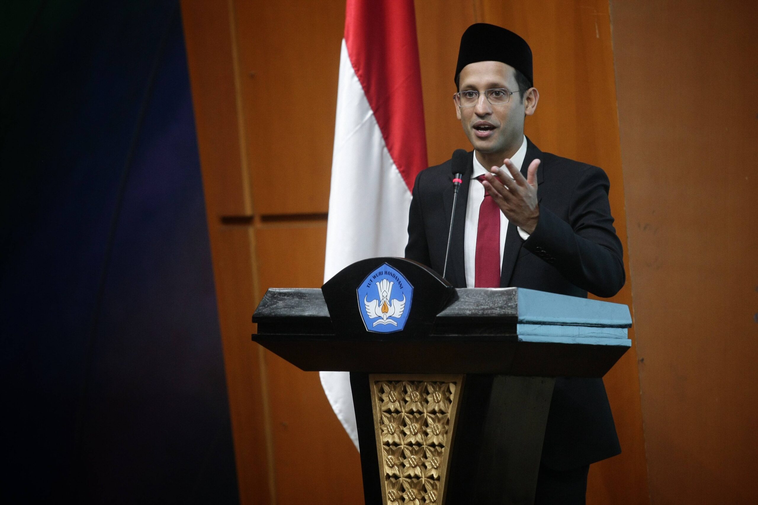Menteri Pendidikan dan Kebudayaan Indonesia, Nadiem Anwar Makarim.